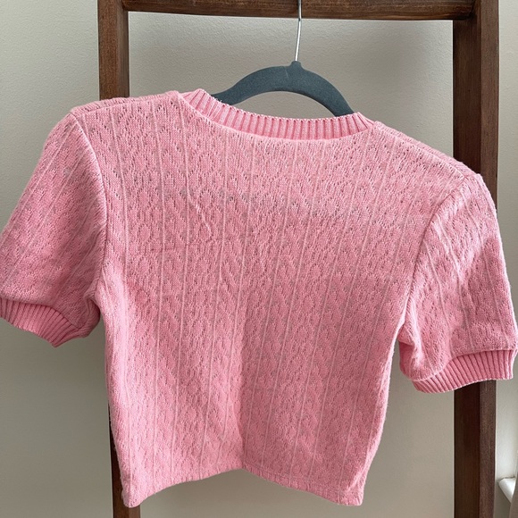 ZARA SWEATER CROPPED SHIRT - Picture 5 of 5